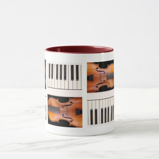 Violin & piano keys mok (Midden)