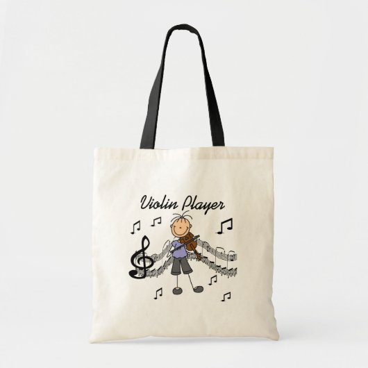 Violin Player Bag Tote Bag (Voorkant)
