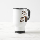 Violin Player (Funny) Chocolate Reisbeker (Voorkant rechts)