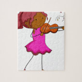 Violin player legpuzzel (Verticaal)