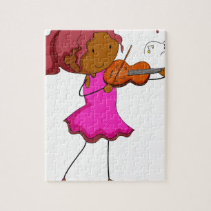 Violin player legpuzzel