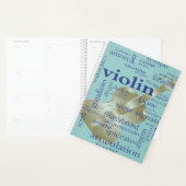 Violin Player Lesson Orchestra Planner (Display)
