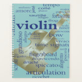 Violin Player Lesson Orchestra Planner (Voorkant)