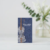 Violin Player Music Artist Card Teacher Master Visitekaartje (Staand voorkant)