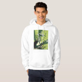 Violin Player Musical Notes Hoodie (Voorkant volledig)
