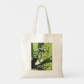 Violin Player Musical Notes Tote Bag (Achterkant)