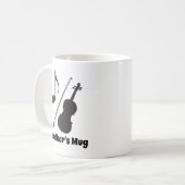 Violin Player Persoonlijk Violinist Music Gift Koffiemok (Voorkant links)