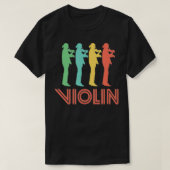 Violin Player Retro  T-shirt (Design voorkant)