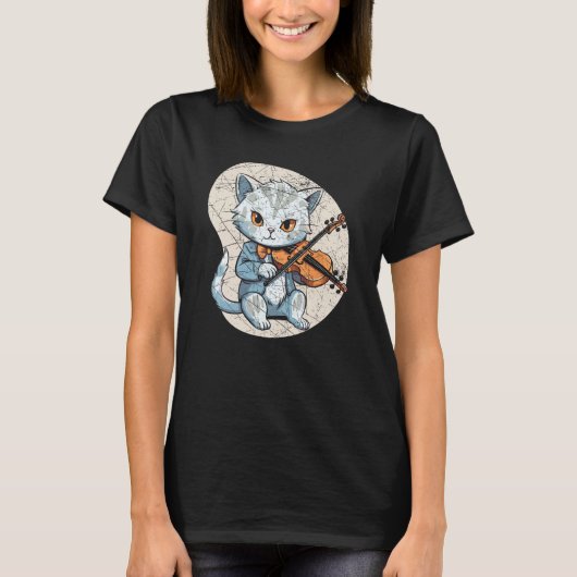 Violin Player Violinist Orchestra Viola Instrument T-shirt (Voorkant)