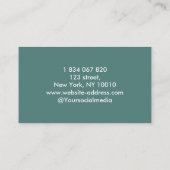 Violin Player - Violinist - Violin Teacher Visitekaartje (Achterkant)