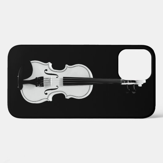 Violin Portret - Zwarte en witte foto Case-Mate iPhone Case (Achterkant (horizontaal))