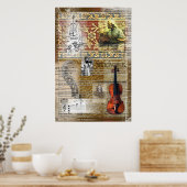 VIOLIN POSTER (Keuken)