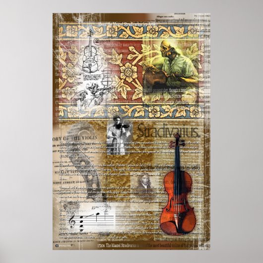 VIOLIN POSTER (Voorkant)