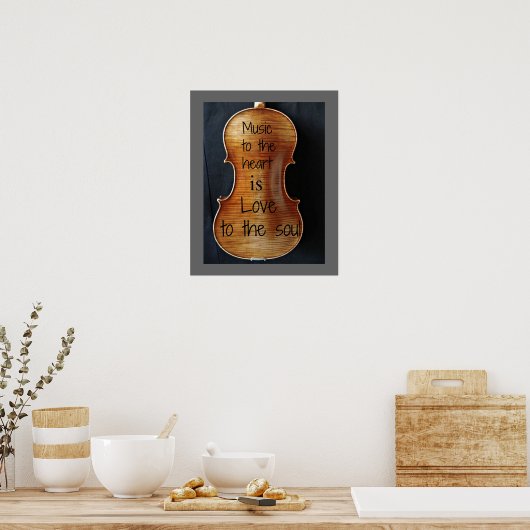 Violin Poster (Keuken)
