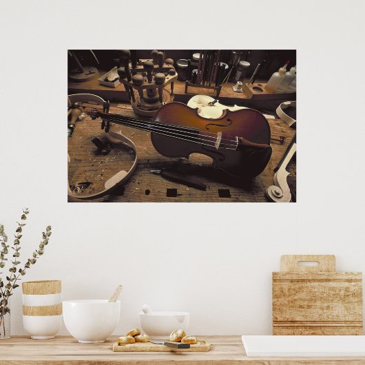 Violin Poster (Keuken)