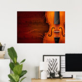 Violin Poster (Thuiskantoor)