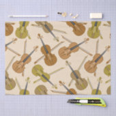 Violin Print Pattern Tissuepapier (Craft)