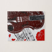 Violin Puzzle Legpuzzel (Horizontaal)