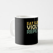 Violin Retro Koffiemok (Voorkant links)