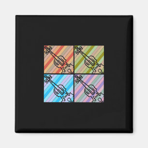 Violin Retro Magneet