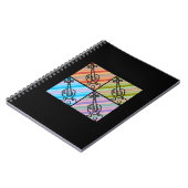 Violin Retro Notitieboek (Linkerzijde)