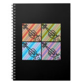 Violin Retro Notitieboek (Voorkant)