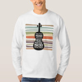 violin retro t-shirt (Voorkant)