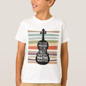 violin retro t-shirt (Voorkant)