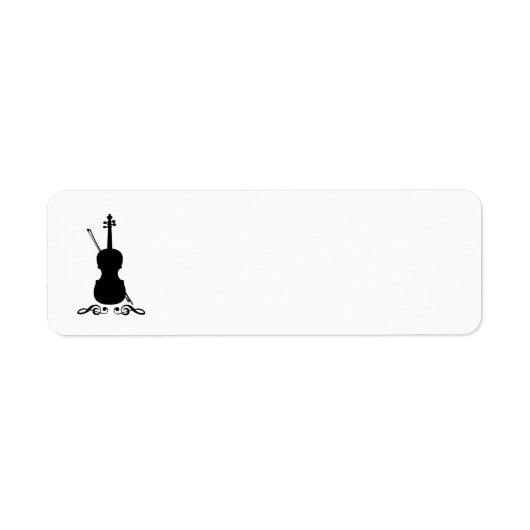 Violin return address labels (Voorkant)