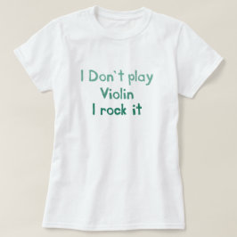 Violin Rock T-shirt - Dames