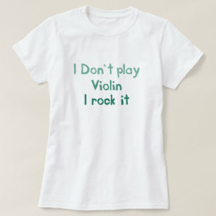 Violin Rock T-shirt - Dames