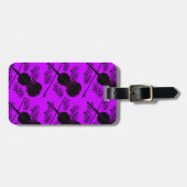 Violin, Rocking love_ Bagagelabel (Voorkant horizontaal)