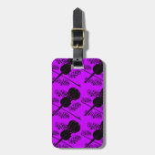 Violin, Rocking love_ Bagagelabel (Voorkant verticaal)