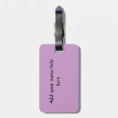 Violin, Rocking love_ Bagagelabel (Achterkant verticaal)