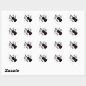 Violin, Rocking love_ Hart Sticker (Vel)