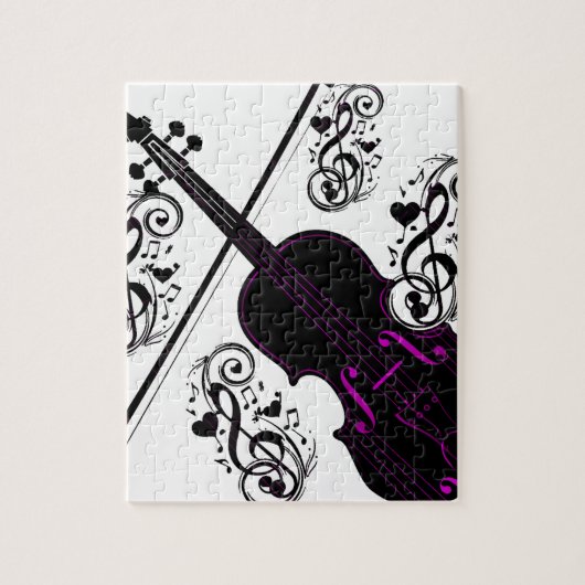 Violin, Rocking love_ Legpuzzel (Verticaal)