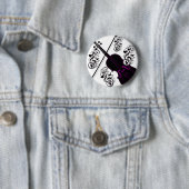 Violin, Rocking love_ Ronde Button 5,7 Cm (In situ)