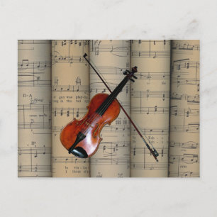 Violin ~ Rollend vel Music Background ~ Musical Briefkaart