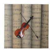 Violin ~ Rollend vel Music Background ~ Musical Tegeltje (Voorkant)