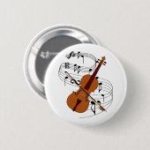 Violin Ronde Button 5,7 Cm (Voorkant /achterkant)