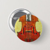 VIOLIN RONDE BUTTON 5,7 CM (Voorkant /achterkant)