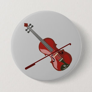 Violin Ronde Button 7,6 Cm