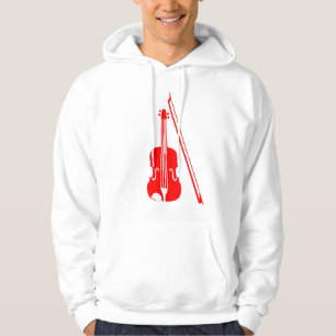 Violin - rood hoodie