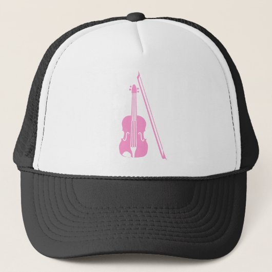 Violin - Roze Trucker Pet (Voorkant)