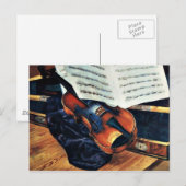 Violin, schilderij uit 1916 van Petrov-Vodkin Briefkaart (Voorkant / Achterkant)