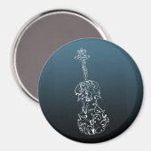 Violin Scrawl Magneet (Voorkant / Achterkant)