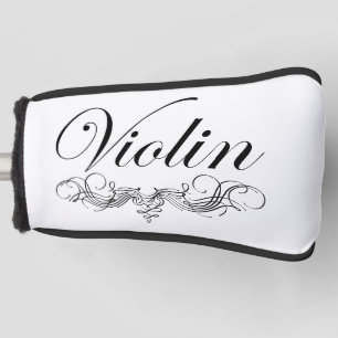 Violin Script Golfheadcover
