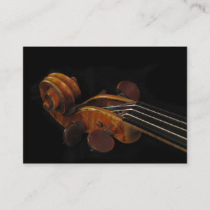 Violin Scroll ATC Visitekaartje