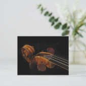 Violin Scroll Briefkaart (Staand voorkant)