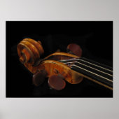 Violin Scroll Poster (Voorkant)